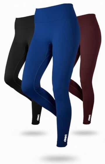 OWN Seamless High-Waist Leggings – Black, Burgundy & Royal Blue (Customizable)