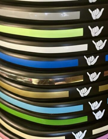 Own Full Carbon  22mm -   Racket with Line Detail + OwnBT Grit Treatment + OwnBT 2 in 1 Bag/Towel