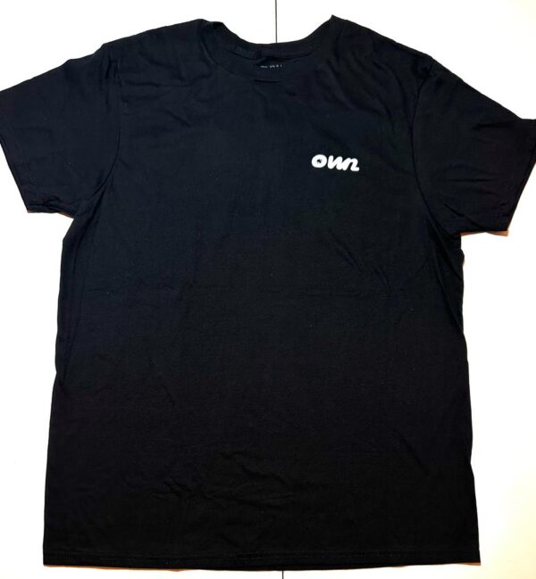 Crew Neck Tshirt in Black (100% COTTON) (Customizable)