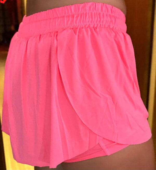 Butterfly Flowy Shorts (Black, Pink, Olive Green & Bright Red) (Customizable) - Image 22