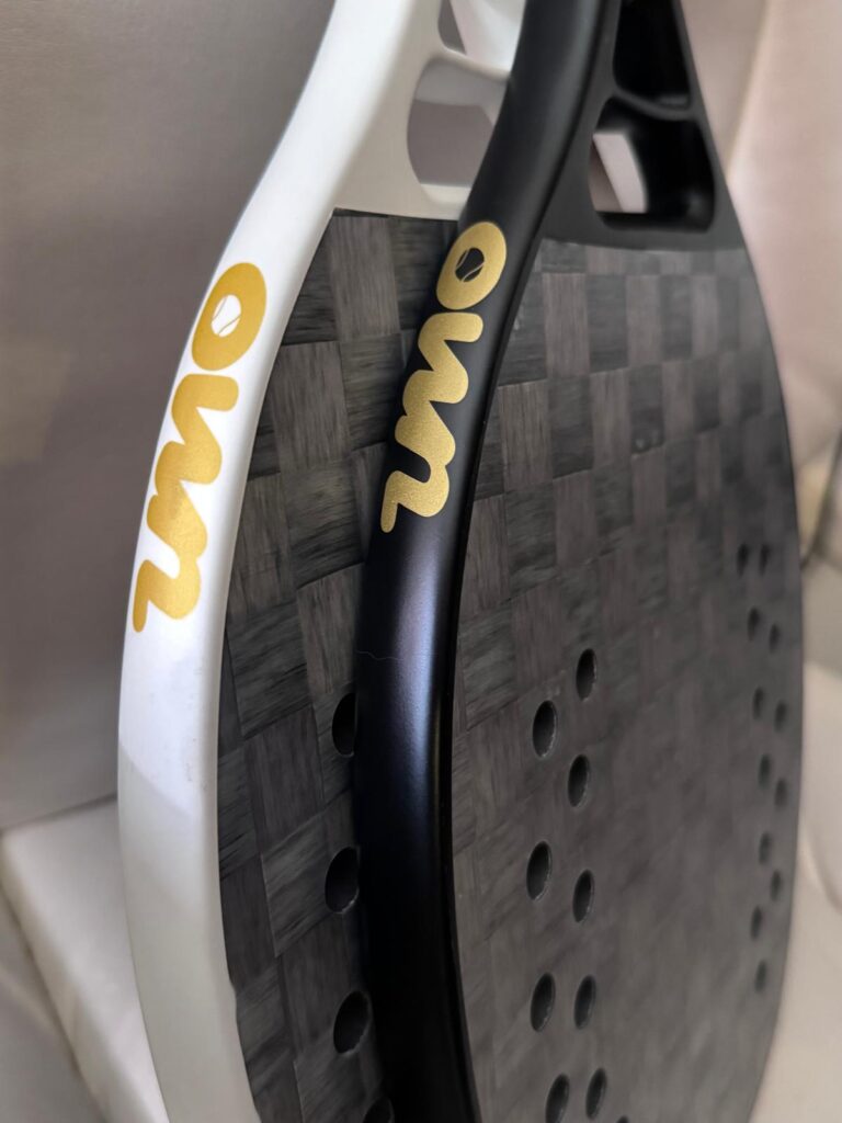 Nippo Silver Racket OWN Carbon Silver 20mm - Personalized Racket + Grit Treatment & 2-1 Bag ...