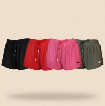 OWN Butterfly Pant – Red, Bright Pink, Olive Green & Black