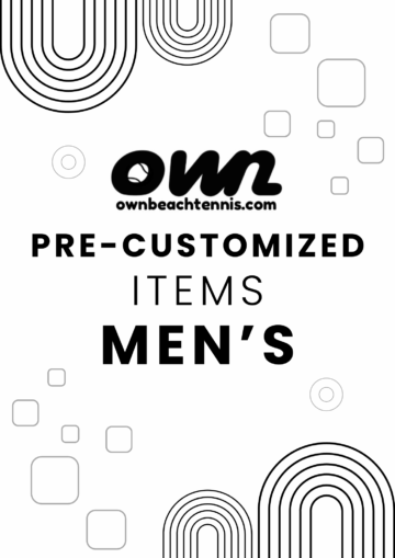 Men's Pre- Customized Items