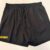 Black Classic Shorts in Large- Metallic Gold Logo