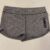 Space Dye Gray Hotpant in Medium - Black Logo